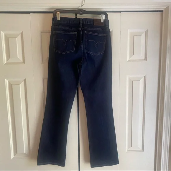 Lauren Ralph Lauren Jeans Bootcut sz 4 Dark Wash - Picture 2 of 11